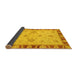 Sideview of Oriental Yellow Traditional Rug, abs3993yw