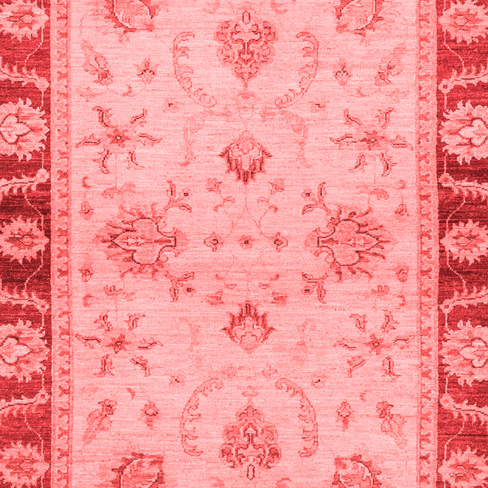 Machine Washable Oriental Red Traditional Rug, wshabs3993red