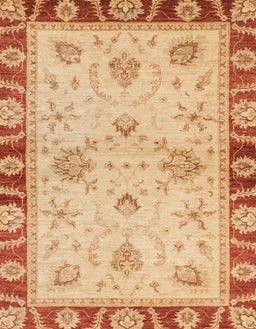 Abstract Orange Oriental Rug, abs3993