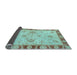 Sideview of Oriental Light Blue Traditional Rug, abs3993lblu