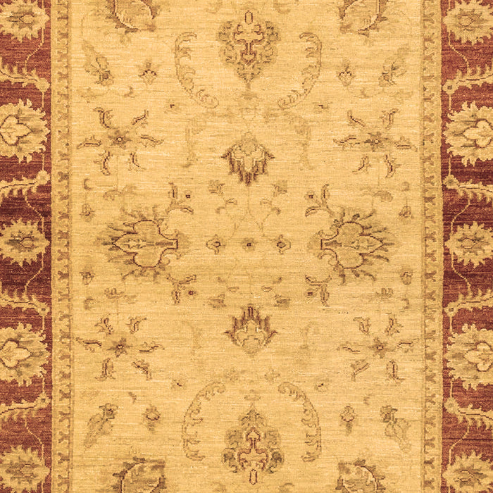 Machine Washable Oriental Brown Traditional Rug, wshabs3993brn