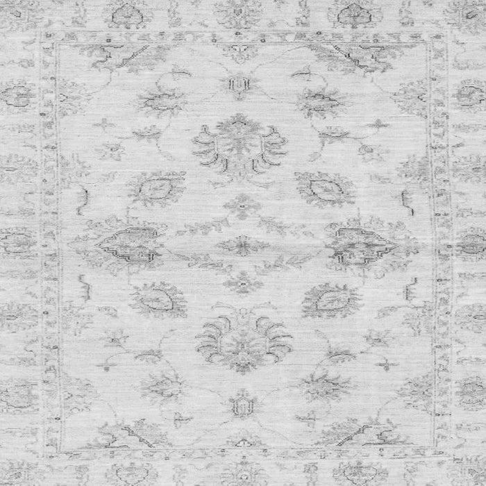 Square Oriental Gray Traditional Rug, abs3994gry