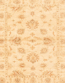 Abstract Brown Gold Oriental Rug, abs3994