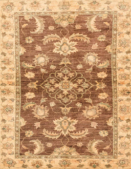 Abstract Orange Oriental Rug, abs3995