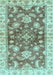 Oriental Light Blue Traditional Rug, abs3995lblu