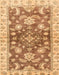 Machine Washable Abstract Orange Rug, wshabs3995