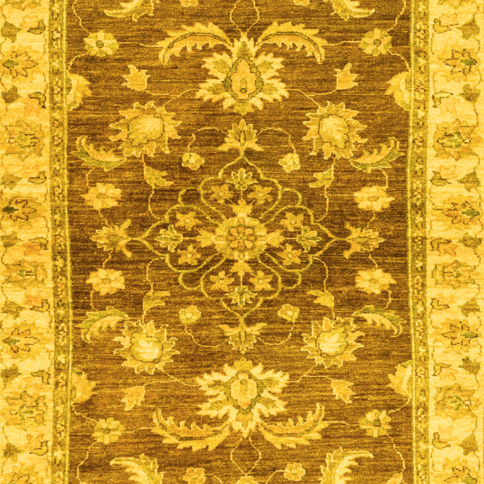 Oriental Yellow Traditional Rug, abs3995yw