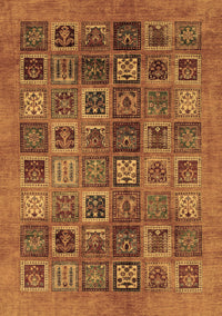 Abstract Brown Modern Rug, abs3996brn