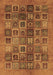 Abstract Brown Modern Rug, abs3996brn