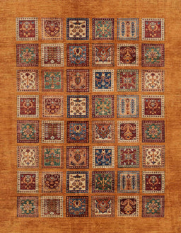 Abstract Orange Modern Rug, abs3996