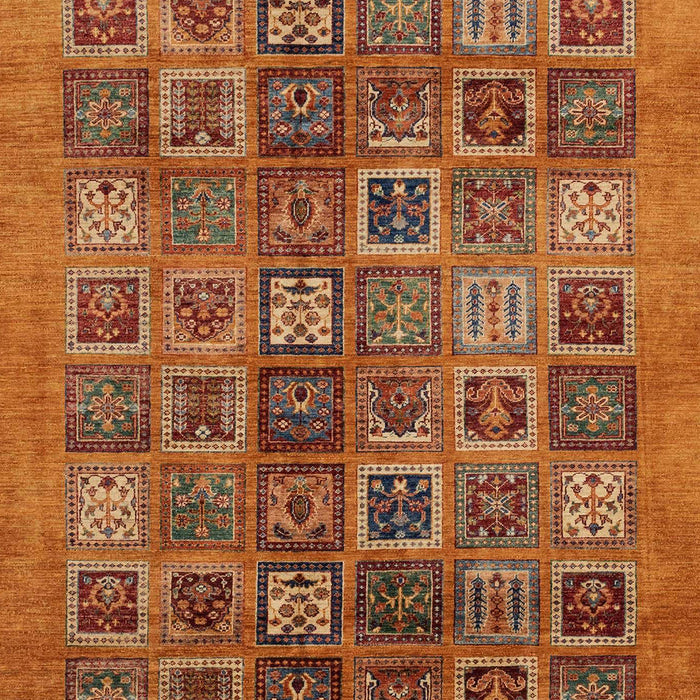 Abstract Orange Modern Rug, abs3996