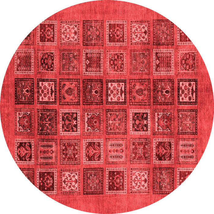 Abstract Red Modern Rug, abs3996red