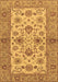 Abstract Brown Modern Rug, abs3997brn