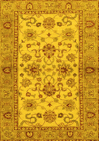 Abstract Yellow Modern Rug, abs3997yw