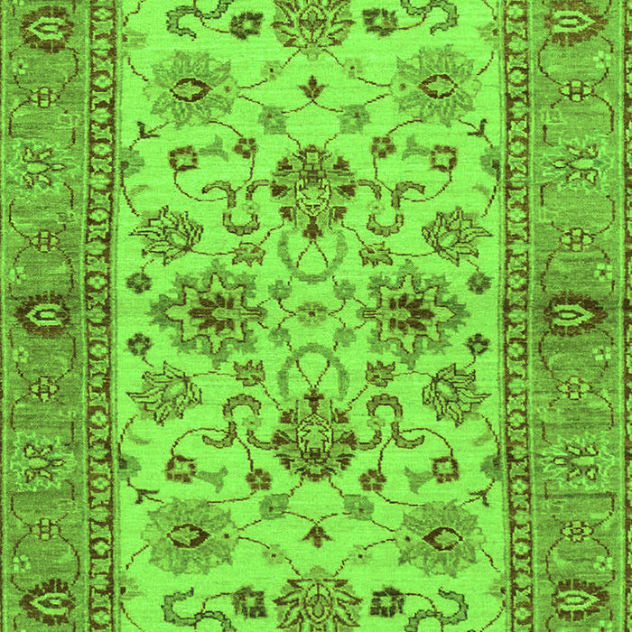 Machine Washable Abstract Green Modern Area Rugs, wshabs3997grn