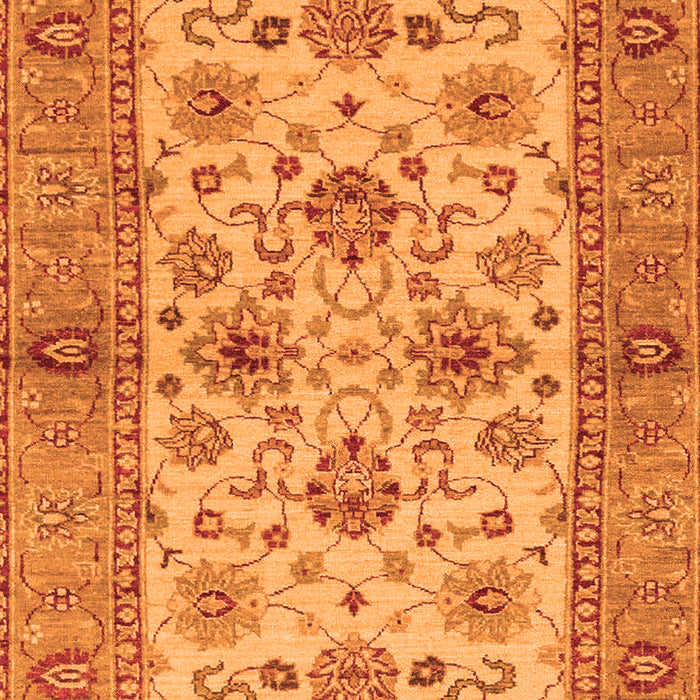 Abstract Orange Modern Rug, abs3997org