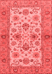 Abstract Red Modern Rug, abs3997red