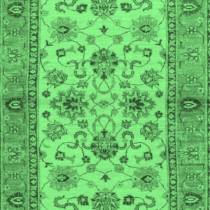 Abstract Emerald Green Modern Rug, abs3997emgrn