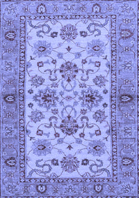 Abstract Blue Modern Rug, abs3997blu