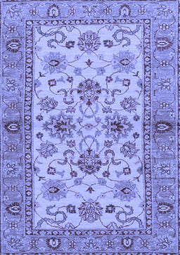 Abstract Blue Modern Rug, abs3997blu