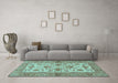 Machine Washable Abstract Light Blue Modern Rug in a Living Room, wshabs3997lblu