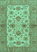 Abstract Turquoise Modern Rug, abs3997turq