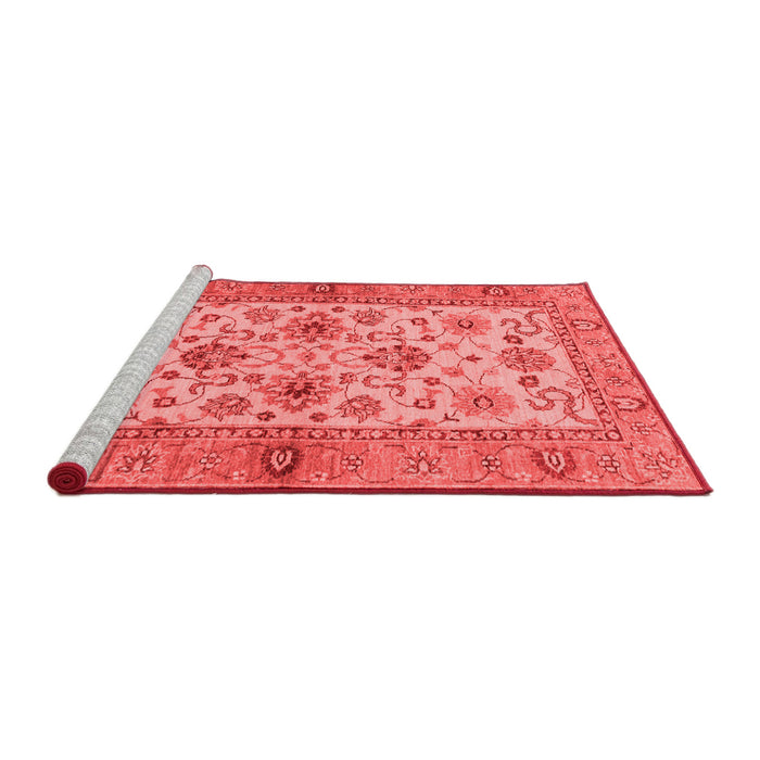 Modern Red Washable Rugs