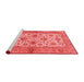 Modern Red Washable Rugs