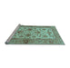 Sideview of Machine Washable Abstract Light Blue Modern Rug, wshabs3997lblu