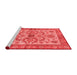 Modern Red Washable Rugs