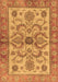 Machine Washable Abstract Brown Modern Rug, wshabs3998brn