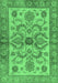 Abstract Emerald Green Modern Rug, abs3998emgrn