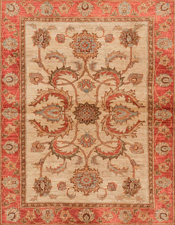 Abstract Orange Modern Rug, abs3998