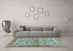 Machine Washable Abstract Light Blue Modern Rug in a Living Room, wshabs3998lblu