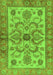 Abstract Green Modern Rug, abs3998grn