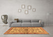 Machine Washable Abstract Brown Modern Rug in a Living Room,, wshabs3998brn