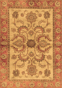 Abstract Brown Modern Rug, abs3998brn