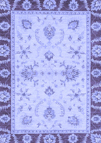 Abstract Blue Modern Rug, abs3999blu