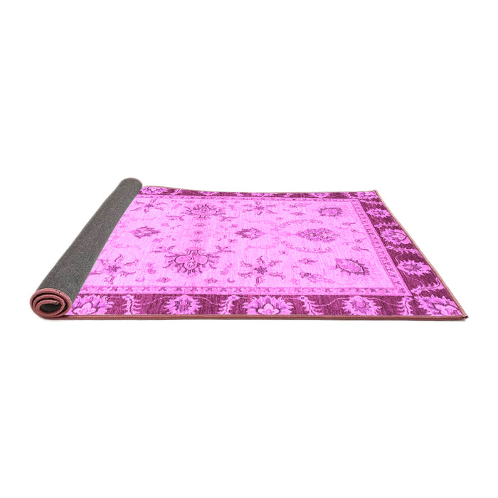 Sideview of Abstract Purple Modern Rug, abs3999pur