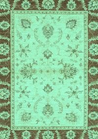 Abstract Turquoise Modern Rug, abs3999turq