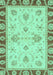 Abstract Turquoise Modern Rug, abs3999turq