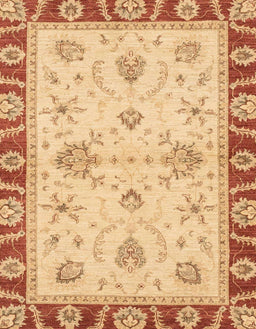 Abstract Orange Modern Rug, abs3999