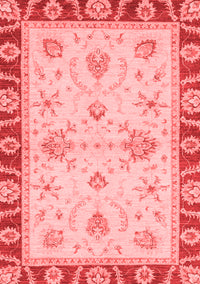 Abstract Red Modern Rug, abs3999red