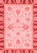 Abstract Red Modern Area Rugs