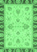 Abstract Emerald Green Modern Rug, abs3999emgrn