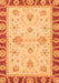 Abstract Orange Modern Rug, abs3999org