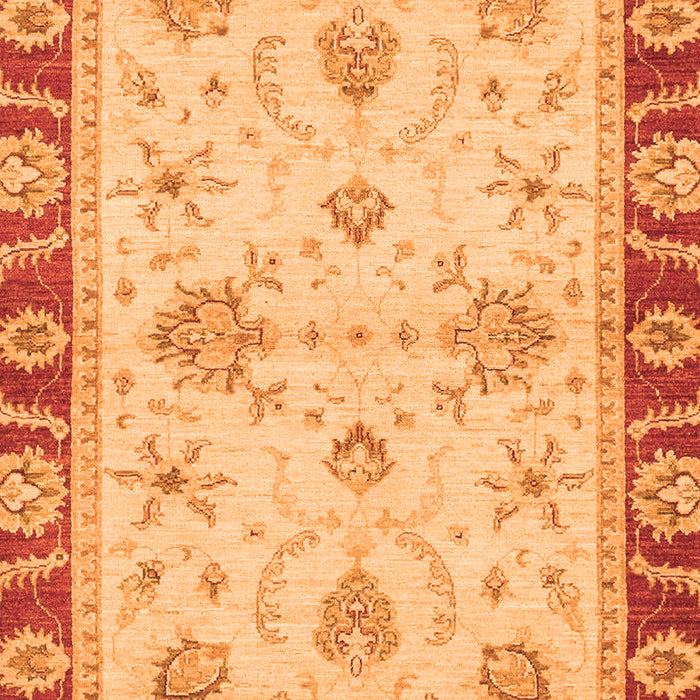 Machine Washable Abstract Orange Modern Area Rugs, wshabs3999org