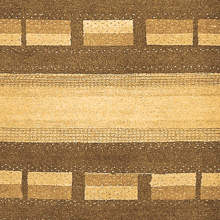 Abstract Brown Modern Rug, abs399brn
