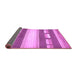 Sideview of Abstract Purple Modern Rug, abs399pur