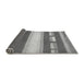 Sideview of Abstract Gray Modern Rug, abs399gry